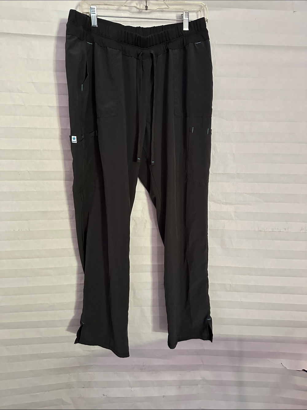 Scrubstar Women's Dark Gray Scrub Pants Large Petite
